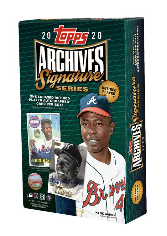 2020 Topps Archives Signature Series Retired Player Edition Baseball Hobby Box