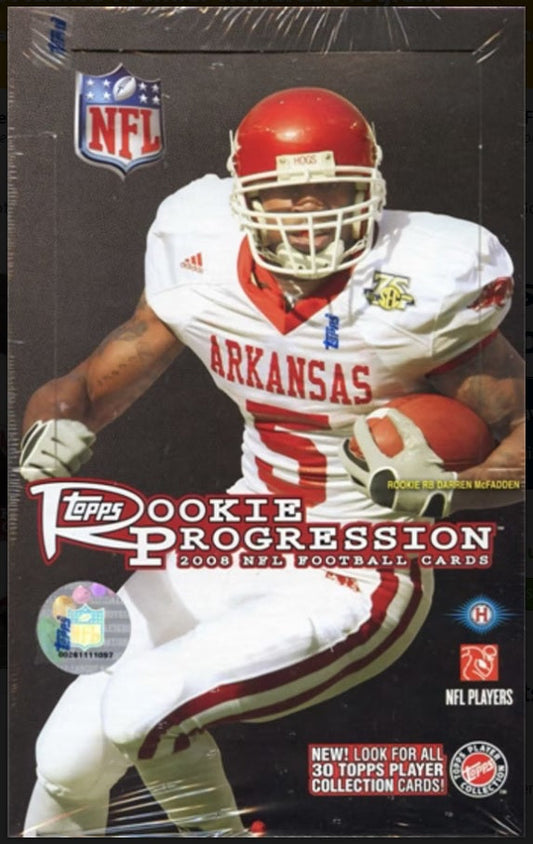 2008 Topps Rookie Progression Football Hobby Box
